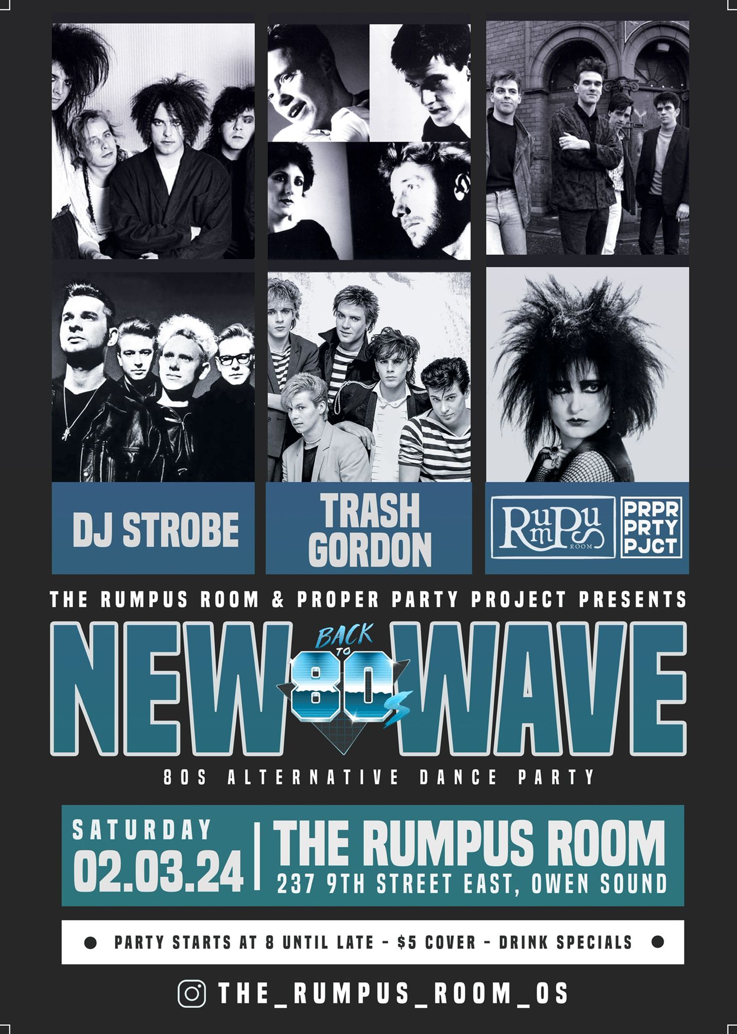Back to the 80s New Wave at Rumpus Room Rrampt.