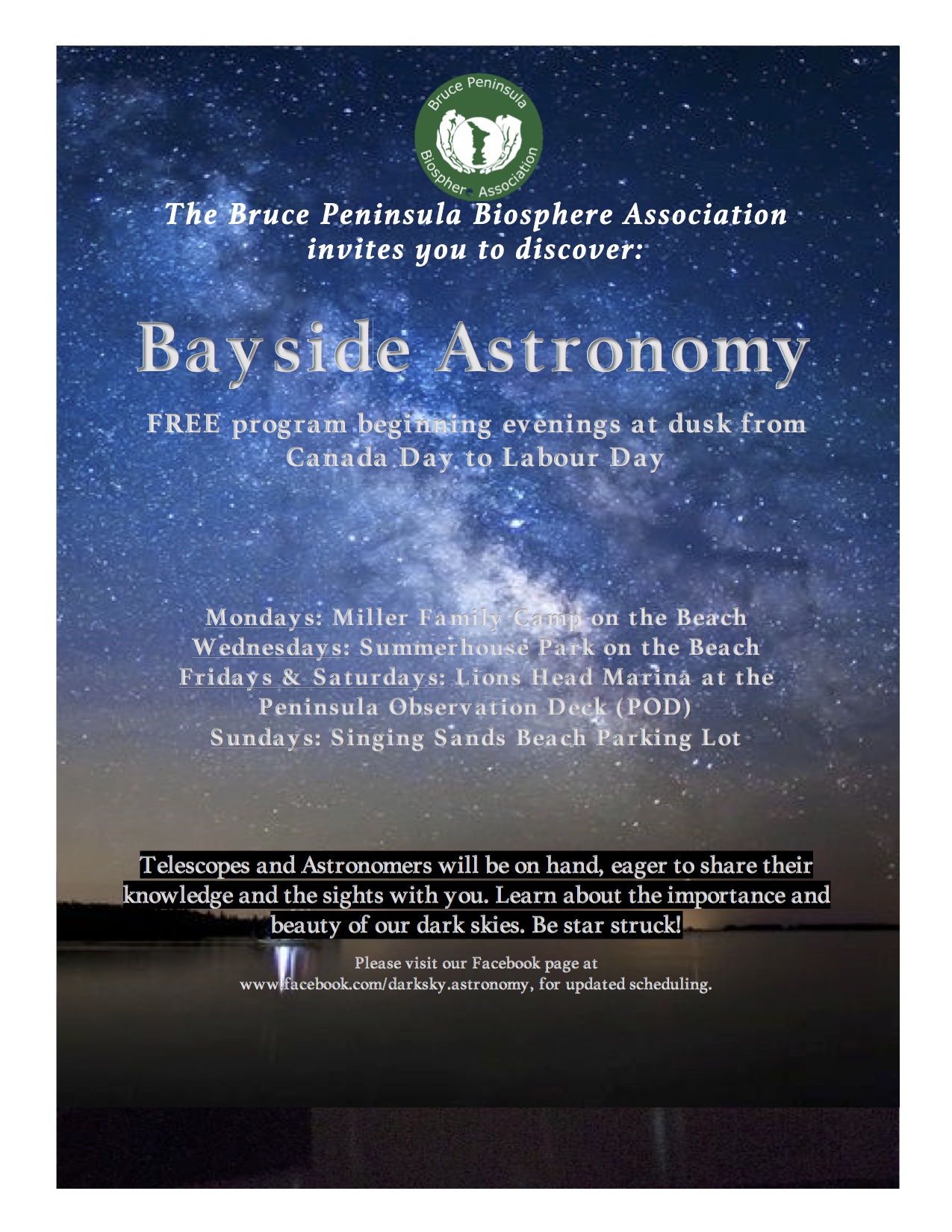 Bayside Astronomy Poster 2.0